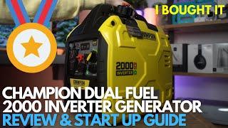 Champion 2000-Watt Inverter Generator - Dual Fuel or Gas? // Easy to understand review