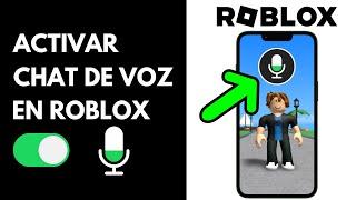 How to ACTIVATE VOICE CHAT in ROBLOX from Cell Phone 2025