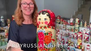 Authentic Russian Nesting Dolls Online Store TheAmberGiftShop. Matryoshka Dolls for Kids and Adults.