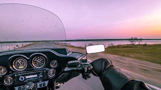 Первое мнение о моем HD Electra-Glide и забрал Kawasaki 200 на сил