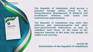 Constitution of the Republic of Uzbekistan. Chapter 4. Article 18