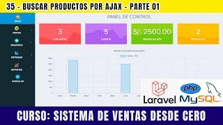 35.- Search products by AJAX | part 01 - Sales system made in PHP LARAVEL and MYSQL