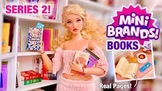 Mini Brands BOOKS SERIES 2! Are They Barbie Doll Size? ZURU 5 Surprise