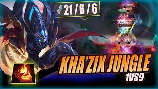 QIUYI KHA'ZIX - KHA'ZIX JUNGLE VS KARTHUS (GAME 1VS9) | KHA'ZIX GAMEPLAY