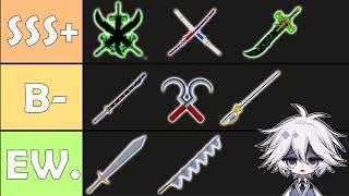 The BEST all seas Blox Fruits sword tier list... (1/3)