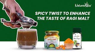 Ragi malt for energy | Pure organic turmeric powder| Nature’s Box | Organic ragi | Yellowraw Ultima