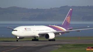 Thai Airways ► Boeing 777-200 ► Takeoff  Auckland Airport