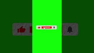 Wstawka Subskrybuj green screen
