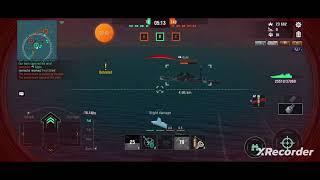 World of Warships Blitz:Dimitri Donskoi:Sinking enemy Cruisers part 1