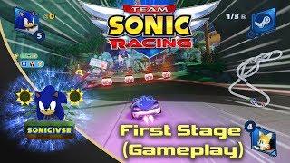 Team Sonic Racing - First Stage Gameplay