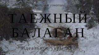 Таежный балаган, идеальное укрытие?