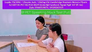 Cambridge B1 Preliminary for Schools (PET) Speaking Test