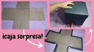 Guía base para realizar una caja sorpresa ideal para decorarla en cualquier ocasión(caja sorpresa)