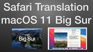 How to Use Safari Webpage Translation in macOS 11 Big Sur