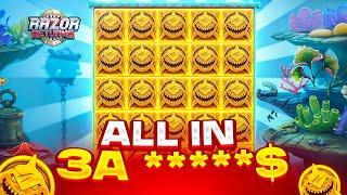 ALL IN В RAZOR RETURNS! ПОЙМАЛ ЗАНОС В ПОСЛЕДНЕЙ БОНУСКЕ И ЗАОЛЫНИЛСЯ!