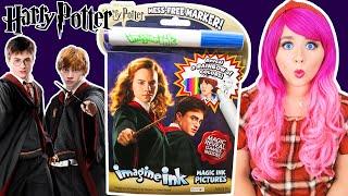 Coloring Harry Potter & Friends Imagine Ink Coloring Book | Hogwarts Magic Ink Activity & Game Book