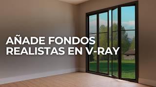 Cómo colocar fácilmente una imagen de fondo en un render fotorrealista con V-ray