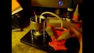 V-Twin Steam Engine Model Running For The First Time