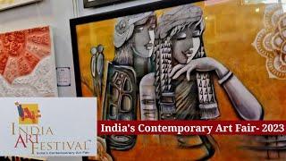 India Art  Festival, 2023-24 ( India's Contemporary Art Fair in Bangalore ) Painting exhibition