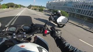 Honda CB650F VS Yamaha RD500 V4 2STROKE #125