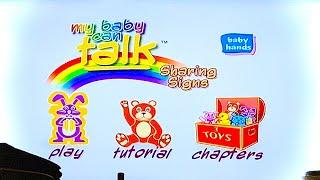 02 My Baby Can Talk Sharing Signs 🪧 Week: Day 3, DVD  Menu Walkthrough