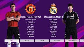 classic Manchester united vs classic Real Madrid pes 2020 (PS4)