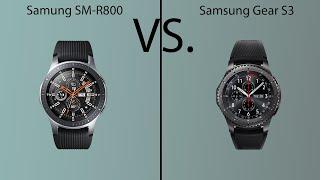 Samsung Gear S3 frontier vs Samsung Gear SM-R800 | Review Comparison