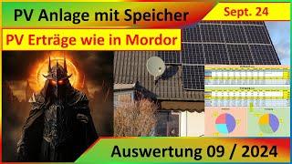 Lohnt sich meine PV Anlage Solaranlage mit Speicher - Grüße aus Mittelerde - Erträge wie in Mordor