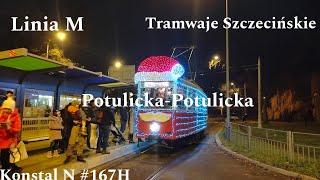 Szczecin Linia M Potulicka-Potulicka Konstal N #167H