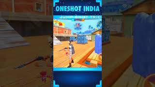 Jump Headshot Trick  #freefire #oneshotindia #shorts