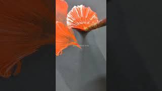 Acrylic Flower  #shorts #painting #drawing #flowers #acrylicpainting #acrylicart #viralreels