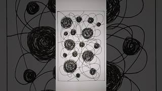 calm your mind by drawing easy patterns // 95 #meditativedrawing #mindfulness #satisfying