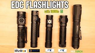 18650 EDC Flashlights for 2024 - Skilhunt vs Brinyte vs Wurkkos vs Nextorch