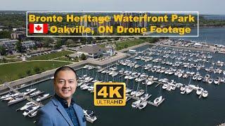 【多伦多地产经纪Michael】Oakville Bronte Heritage Waterfront Park 4K Drone Footage奥克维尔Bronte湖滨公园4K航拍