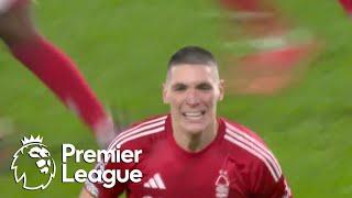 Nikola Milenkovic's header makes it 1-1 for Nottingham Forest v. Villa | Premier League | NBC Sports