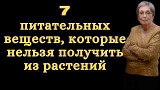 7 питательных веществ, которые нельзя получить из растений.