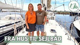 Merete og Martin solgte deres hus og bor nu på en sejlbåd