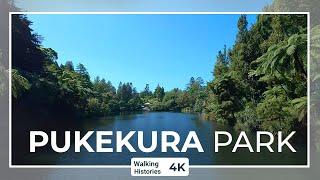 Pukekura Park - New Plymouth New Zealand Walking Tour 4K