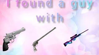 I found a guy with LongShot, R6 Revolver and AWP in KAT | xZksky01 ROBLOX