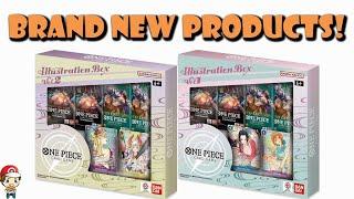 Brand New One Piece TCG Products Revealed! 1st Ever Illustration Boxes! (One Piece TCG News)