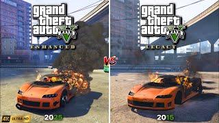 GTA 5 Enhanced vs GTA 5 Legacy | PC | Graphics and Details Comparison