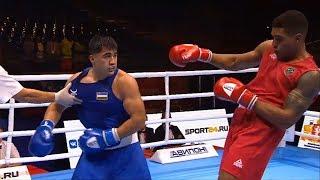 Round of 32 (91kg) TEIXEIRA DA SILVA Abner (BRA) vs TURSUNOV SANJAR (UZB) /AIBA World 2019