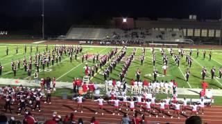 H-F Marching Band 2014-15 play "Vikings Fight On" on 9.19.14