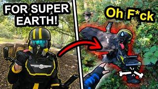 This Helldiver Took a Serious Tumble! Ouch! Paintball Funny Moments & Fails