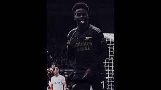 Bukayo Saka cold celebrations  #arsenal #bukayosaka #football #soccer #viral