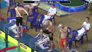 50m Breaststroke - Boys - 2 Heat