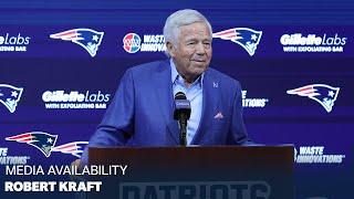 Robert Kraft: “Doing the best we can to bring a winning team back.” | Patriots Press Conference