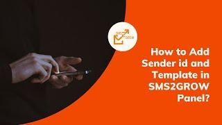 How to add Sender id and Template in bulk sms panel