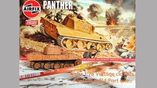 MFM: Airfix VINTAGE CLASSICS 1961... 1:76 PANTHER Tank: Part One