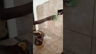 #how to mix grout powder and seal tile spaces/joints#tiles#grouting#house#constructionsite#mixing